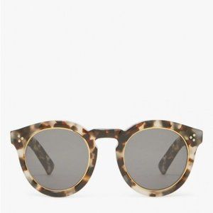 Leonard II Ring Sunglasses White Tortoise / Grey